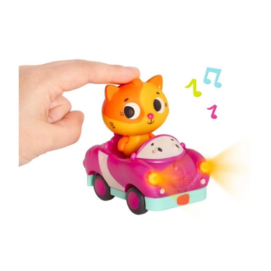 B-Toys - Σετ αυτοκίνητα με μουσική 3xAG13