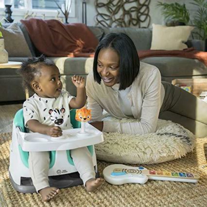 Baby Einstein - Φορητό καρεκλάκι φαγητού με 2 παιχνίδια 2σε1 DINE&DISCOVER