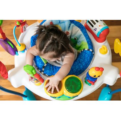 Baby Einstein - Βρεφικό τραμπολίνο 2σε1 NEIGHBORHOOD SYMPHONY 3xAA