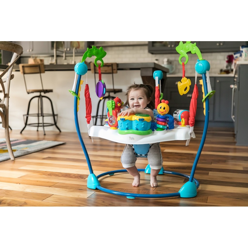 Baby Einstein - Βρεφικό τραμπολίνο 2σε1 NEIGHBORHOOD SYMPHONY 3xAA
