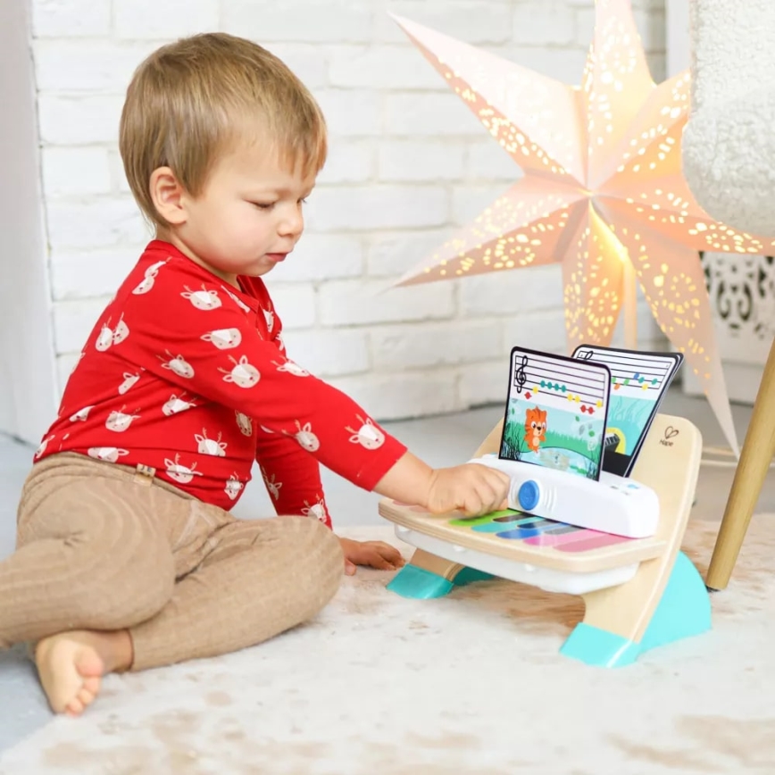 Baby Einstein - Ξύλινο μουσικό παιχνίδι MAGIC TOUCH 3xAA πιάνο