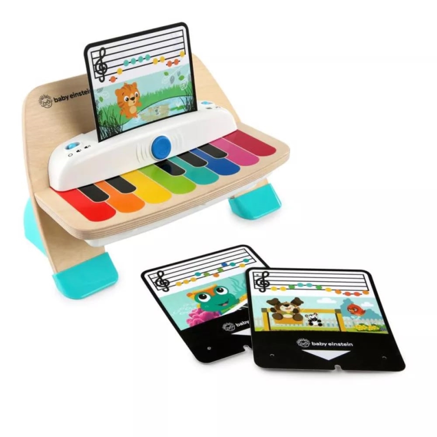 Baby Einstein - Ξύλινο μουσικό παιχνίδι MAGIC TOUCH 3xAA πιάνο