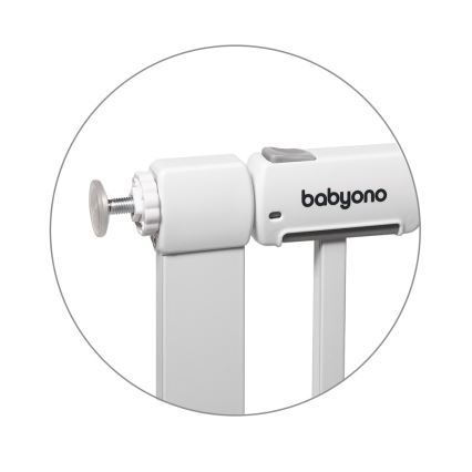 BabyOno - Πύλη ασφαλείας 75-96 εκ. λευκή