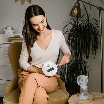 BabyOno - Ηλεκτρικό θήλαστρο Nurse Pro 4xAA/6V 1000 mAh