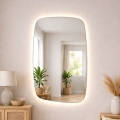 Baltica Design - LED Επιτοίχιος καθρέφτης μπάνιου με φωτισμό STONE CALM LED/15W/230V 4500K 90x60 cm IP65