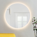 Baltica Design - Επιτοίχιος καθρέφτης μπάνιου με ενσωματωμένο φωτισμό BRIGHT LED/15W/230V 3000K Ø 80 cm IP65