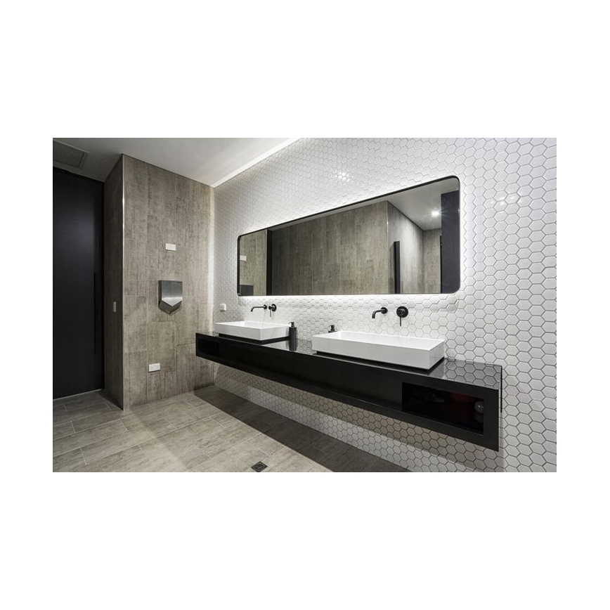 BAT-B0969 - Μπαταρία νιπτήρα για εντοιχιζόμενη εγκατάσταση LUNGO μαύρο ματ