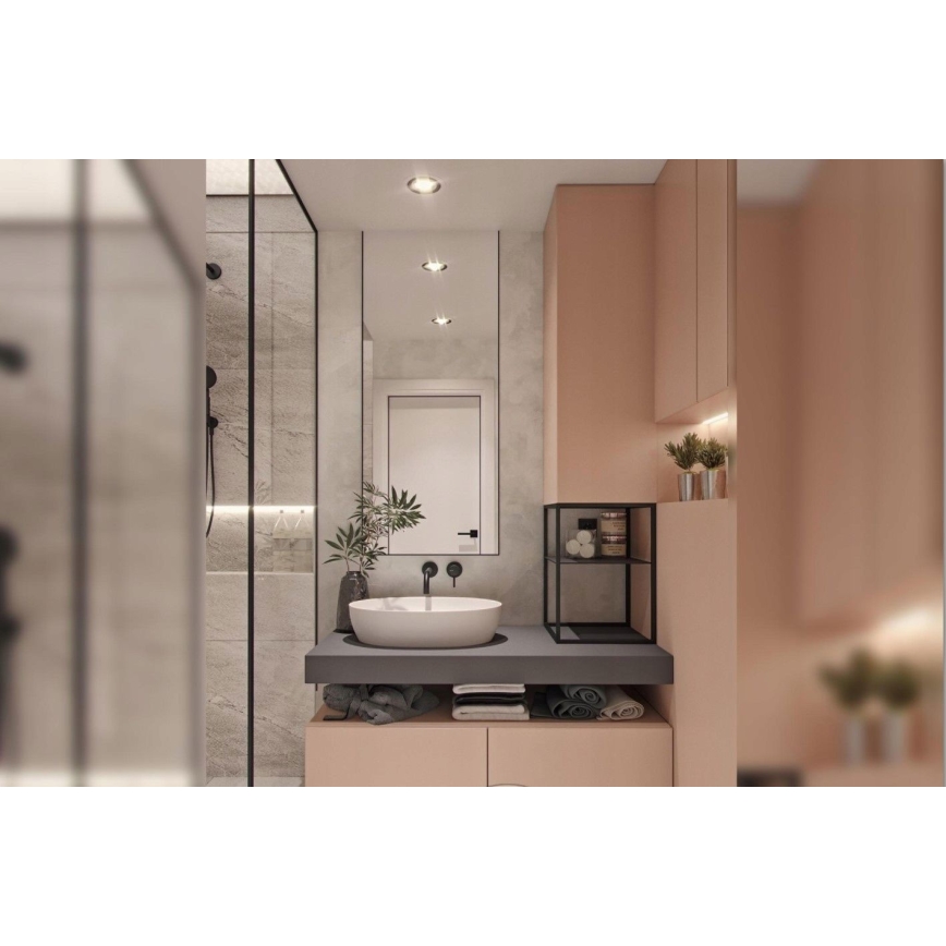 BAT-B0969 - Μπαταρία νιπτήρα για εντοιχιζόμενη εγκατάσταση LUNGO μαύρο ματ