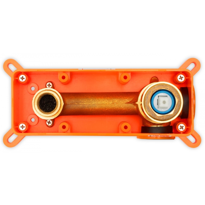 BAT-B0969 - Μπαταρία νιπτήρα για εντοιχιζόμενη εγκατάσταση LUNGO μαύρο ματ