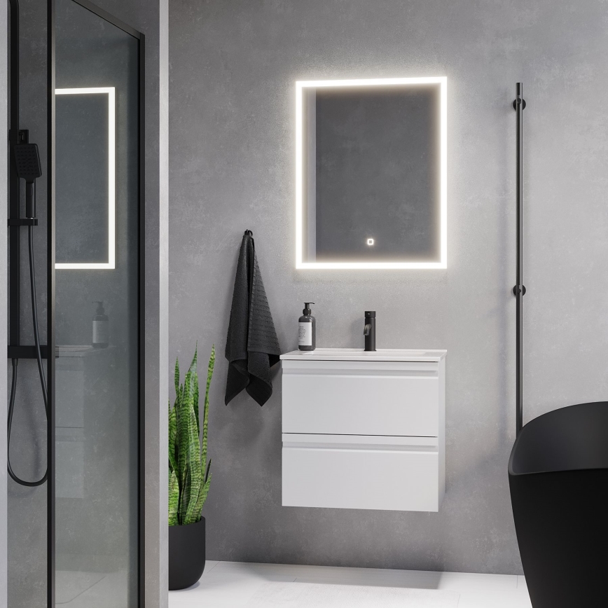 BATH DELUXE 01-060-07-58-00 - LED Μπάνιου καθρέφτης με οπίσθιο φωτισμό FORNAES LED/14,3W/230V IP44