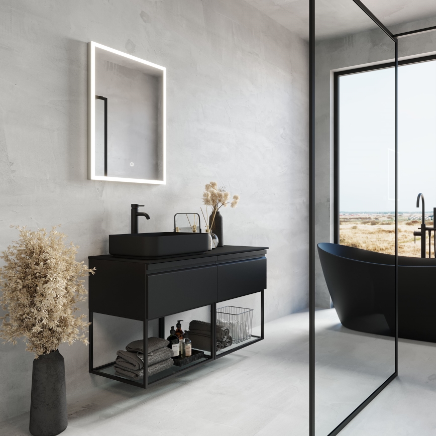 BATH DELUXE 01-060-07-58-00 - LED Μπάνιου καθρέφτης με οπίσθιο φωτισμό FORNAES LED/14,3W/230V IP44