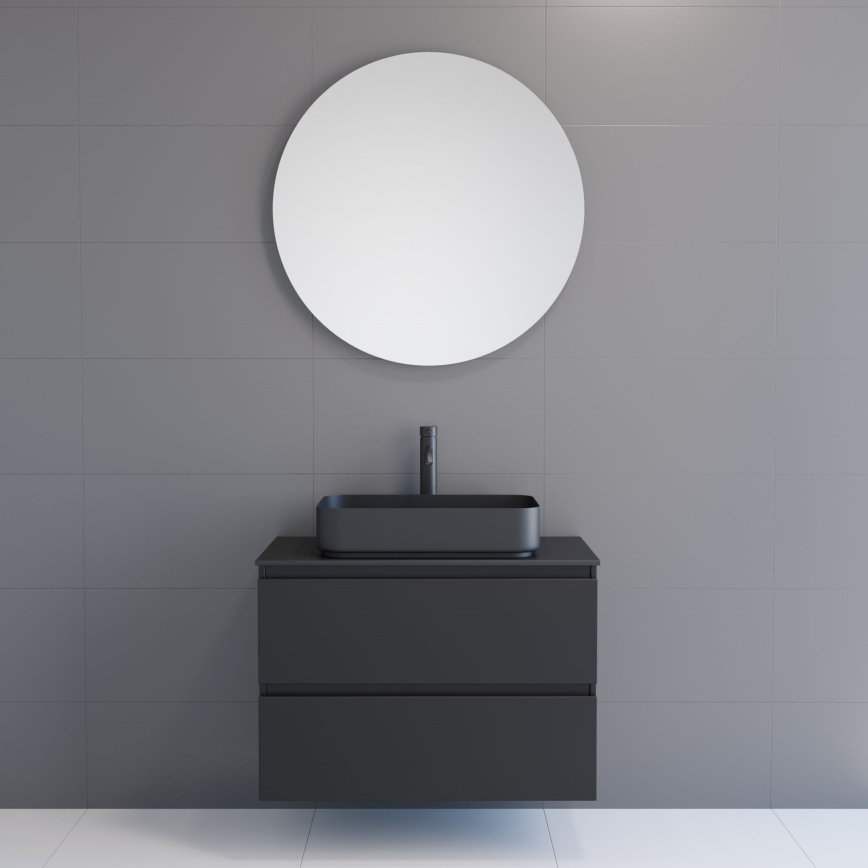 BATH DELUXE 01-080-00-58-00 - Μπάνιου καθρέφτης NORDBORG διάμετρος 80 cm