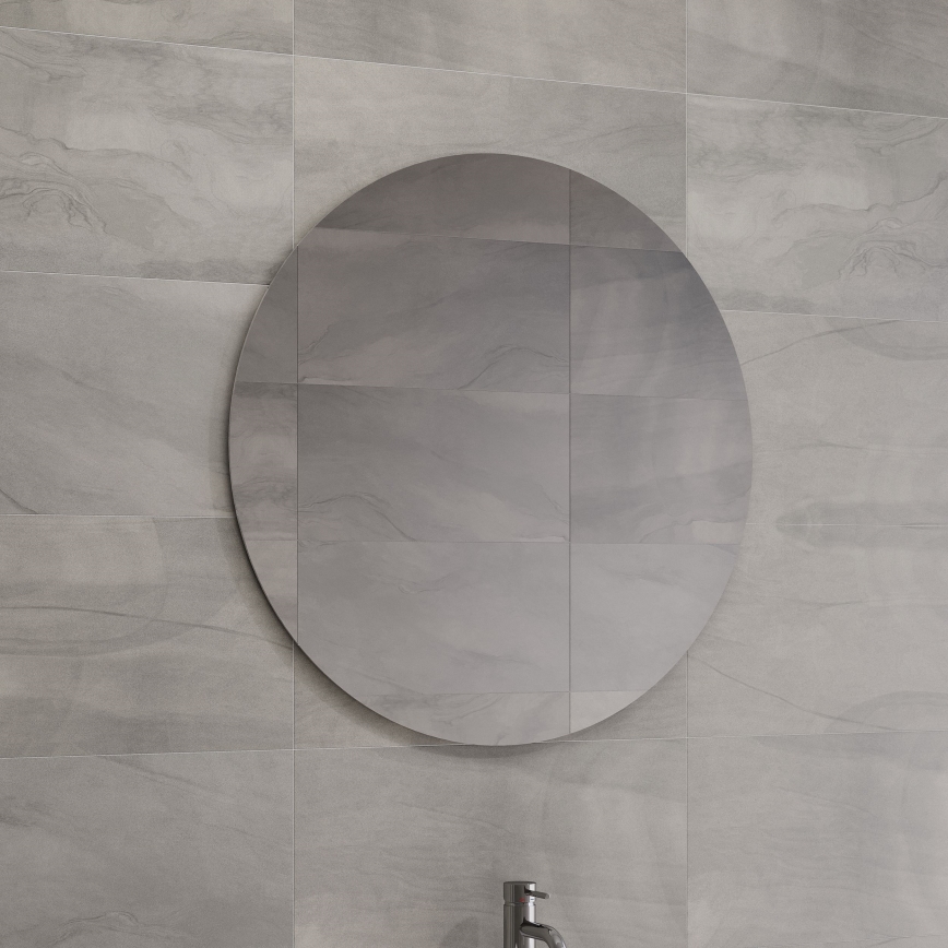 BATH DELUXE 01-080-00-58-00 - Μπάνιου καθρέφτης NORDBORG διάμετρος 80 cm