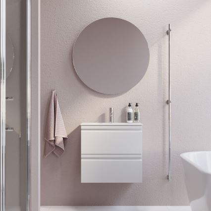 BATH DELUXE 01-080-00-58-00 - Μπάνιου καθρέφτης NORDBORG διάμετρος 80 cm