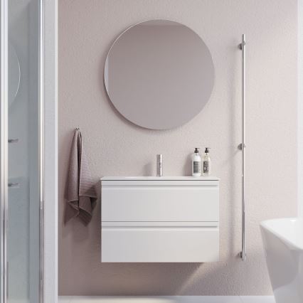 BATH DELUXE 01-080-00-58-00 - Μπάνιου καθρέφτης NORDBORG διάμετρος 80 cm