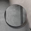BATH DELUXE 01-080-09-02-00 - Καθρέφτης μπάνιου BORGSTED διάμετρος 80 εκ. μαύρος