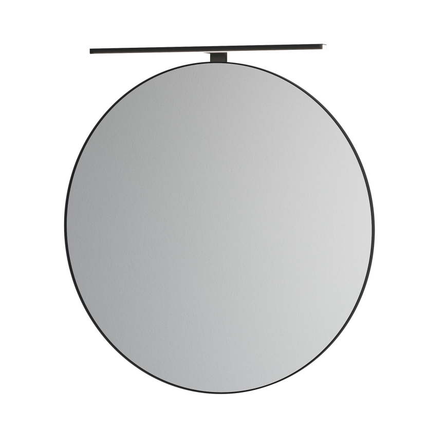 BATH DELUXE 01-080-09-02-00 - Μπάνιου καθρέφτης BORGSTED διάμετρος 80 cm μαύρο