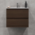 BATH DELUXE 03-060-64-84-01 -  Έπιπλο μπάνιου με νιπτήρα KENWOOD 61 cm καρυδιά