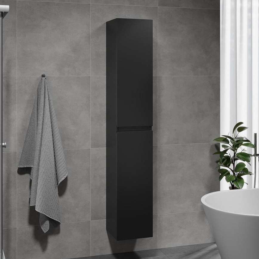 BATH DELUXE 04-030-63-02-01 - Ντουλάπι μπάνιου KENWOOD 186 cm ματ μαύρο