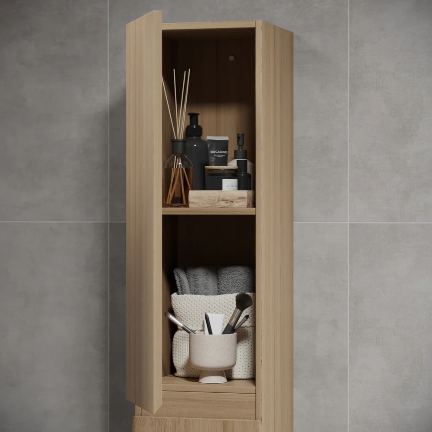 BATH DELUXE 04-030-64-86-01 - Ντουλάπι μπάνιου KENWOOD 186 cm δρυς