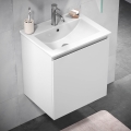 BATH DELUXE 09-050-63-01-01 - Ντουλάπι μπάνιου με νιπτήρα KENWOOD 51 cm λευκό ματ