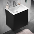 BATH DELUXE 09-050-63-02-01 - Ντουλάπι μπάνιου με νιπτήρα KENWOOD 51 cm ματ μαύρο