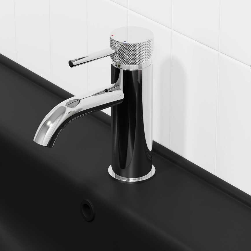 BATH DELUXE 28-005-03-60-00 - Μπαταρία νιπτήρος ANHOLT 15,6 cm γυαλιστερό χρώμιο
