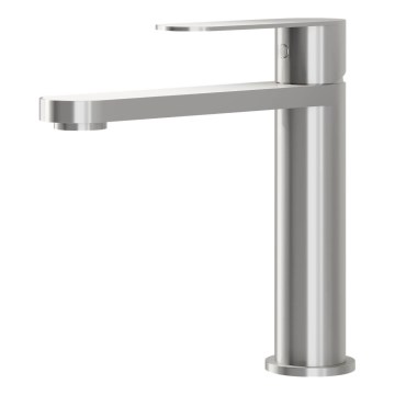 BATH DELUXE 28-017-02-71-02 - Μπαταρία νιπτήρος TARNBY 17,3 cm brushed ανοξείδωτο ατσάλι