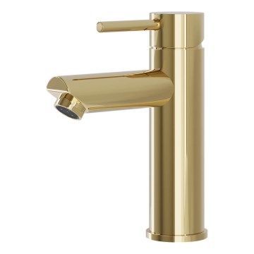 BATH DELUXE 28-017-03-64-02 - Μπαταρία νιπτήρος RINGSTED 17,8 cm γυαλιστερό ορείχαλκος
