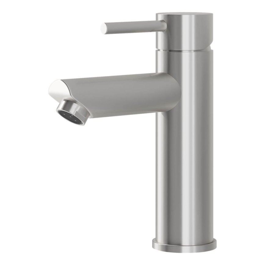 BATH DELUXE 28-017-03-71-02 - Μπαταρία νιπτήρος RINGSTED 17,8 cm brushed ανοξείδωτο ατσάλι
