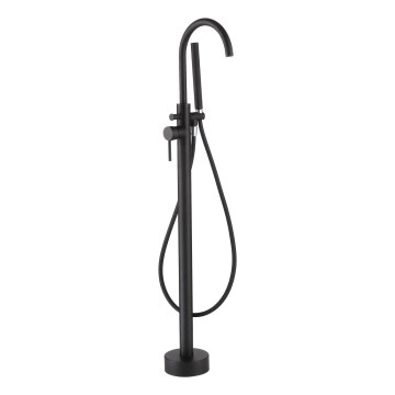 BATH DELUXE 28-114-01-02-00 - Eλεύθερης τοποθέτησης σετ μπάνιου με μπαταρία DRAGOR 116 cm ματ μαύρο