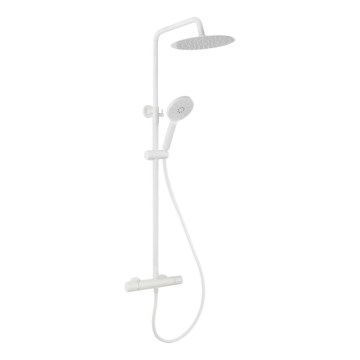 BATH DELUXE 31-120-05-01-00 - Σετ μπάνιου με θερμοστατική μπαταρία DRAGOR λευκό ματ