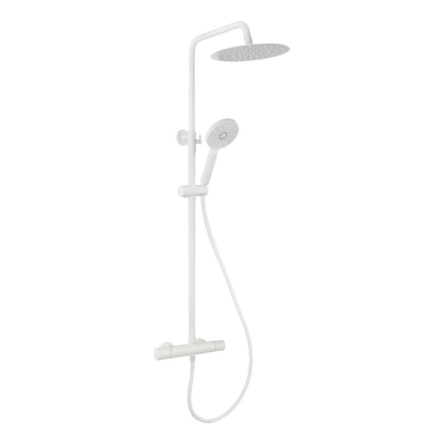BATH DELUXE 31-120-05-01-00 - Σετ μπάνιου με θερμοστατική μπαταρία DRAGOR λευκό ματ