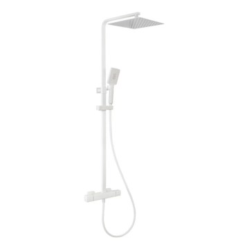 BATH DELUXE 31-120-06-01-00 - Σετ μπάνιου με θερμοστατική μπαταρία NAESBY λευκό ματ