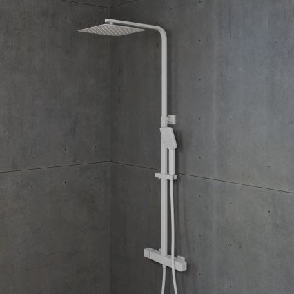 BATH DELUXE 31-120-06-01-00 - Σετ μπάνιου με θερμοστατική μπαταρία NAESBY λευκό ματ