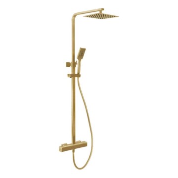 BATH DELUXE 31-120-06-70-00 - Σετ μπάνιου με θερμοστατική μπαταρία NAESBY brushed ορείχαλκος