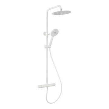 BATH DELUXE 31-120-07-01-00 - Σετ μπάνιου με θερμοστατική μπαταρία DRAGOR λευκό ματ