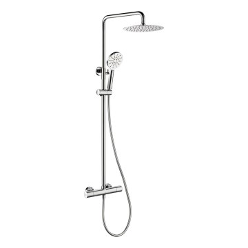 BATH DELUXE 31-120-07-60-00 - Σετ μπάνιου με θερμοστατική μπαταρία DRAGOR γυαλιστερό χρώμιο