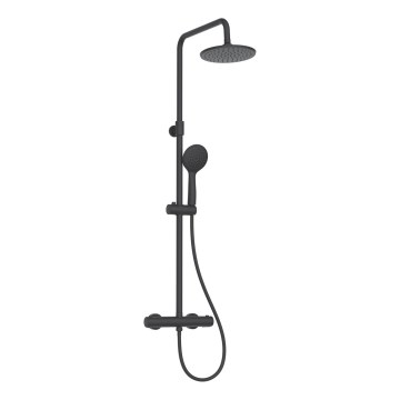 BATH DELUXE 31-130-41-02-02 - Σετ μπάνιου με μπαταρία HOUSTON ματ μαύρο