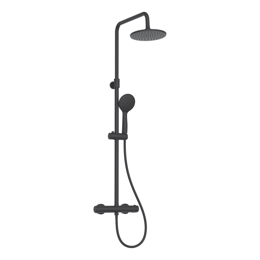 BATH DELUXE 31-130-41-02-02 - Σετ μπάνιου με μπαταρία HOUSTON ματ μαύρο