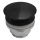 BATH DELUXE 33-004-05-02-04 - Βαλβίδα νιπτήρος RODBY διάμετρος 6,6 cm μαύρο