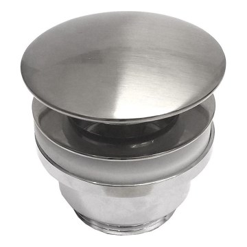 BATH DELUXE 33-004-05-60-04 - Βαλβίδα νιπτήρος RODBY διάμετρος 6,6 cm γυαλιστερό χρώμιο