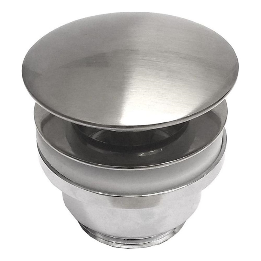 BATH DELUXE 33-004-05-60-04 - Βαλβίδα νιπτήρος RODBY διάμετρος 6,6 cm γυαλιστερό χρώμιο