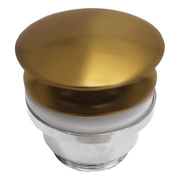 BATH DELUXE 33-004-05-70-04 - Βαλβίδα νιπτήρος waste RODBY διάμετρος 6,6 cm brushed ορείχαλκος