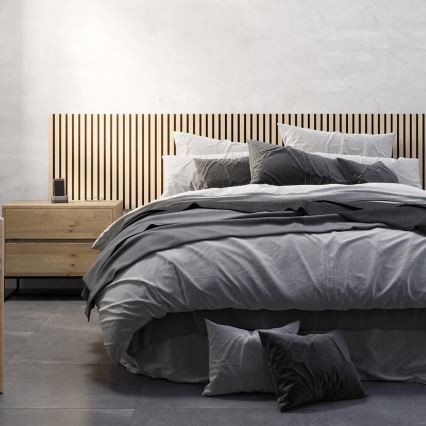 BATH DELUXE 54-240-11-86-12 - ΣΕΤ 4x Ηχοαπορροφητικό πάνελ τοίχου VASALUND 240x52 cm δρυς