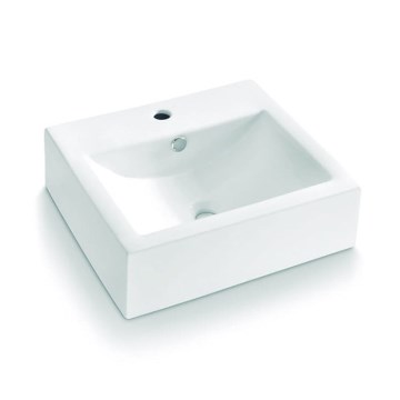 Bathco 0010 - Επιτραπέζιος νιπτήρας BOLONIA 51x45,5 cm πορσελάνη/λευκό