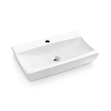 Bathco 0041 - Επιτραπέζιος νιπτήρας SARDINERO 61,5x37,5 cm πορσελάνη/λευκό