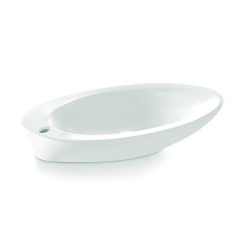 Bathco 4020 - Επιτραπέζιος νιπτήρας PURE 62x37 cm πορσελάνη/λευκό