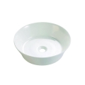 Bathco 4086 - Επιτραπέζιος νιπτήρας VOLTA Ø 35 εκ. πορσελάνη/λευκό