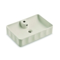 Bathco 4161 - Επιτραπέζιος νιπτήρας CIRCUS 61x40,5 εκ. πορσελάνη/μπεζ